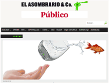 Tablet Screenshot of elasombrario.com